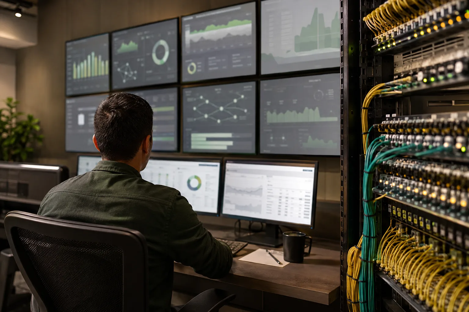 SleekVPS network operations center